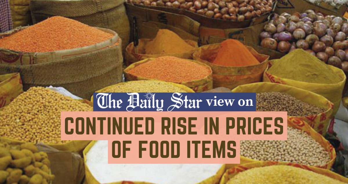 We must check relentless price increase