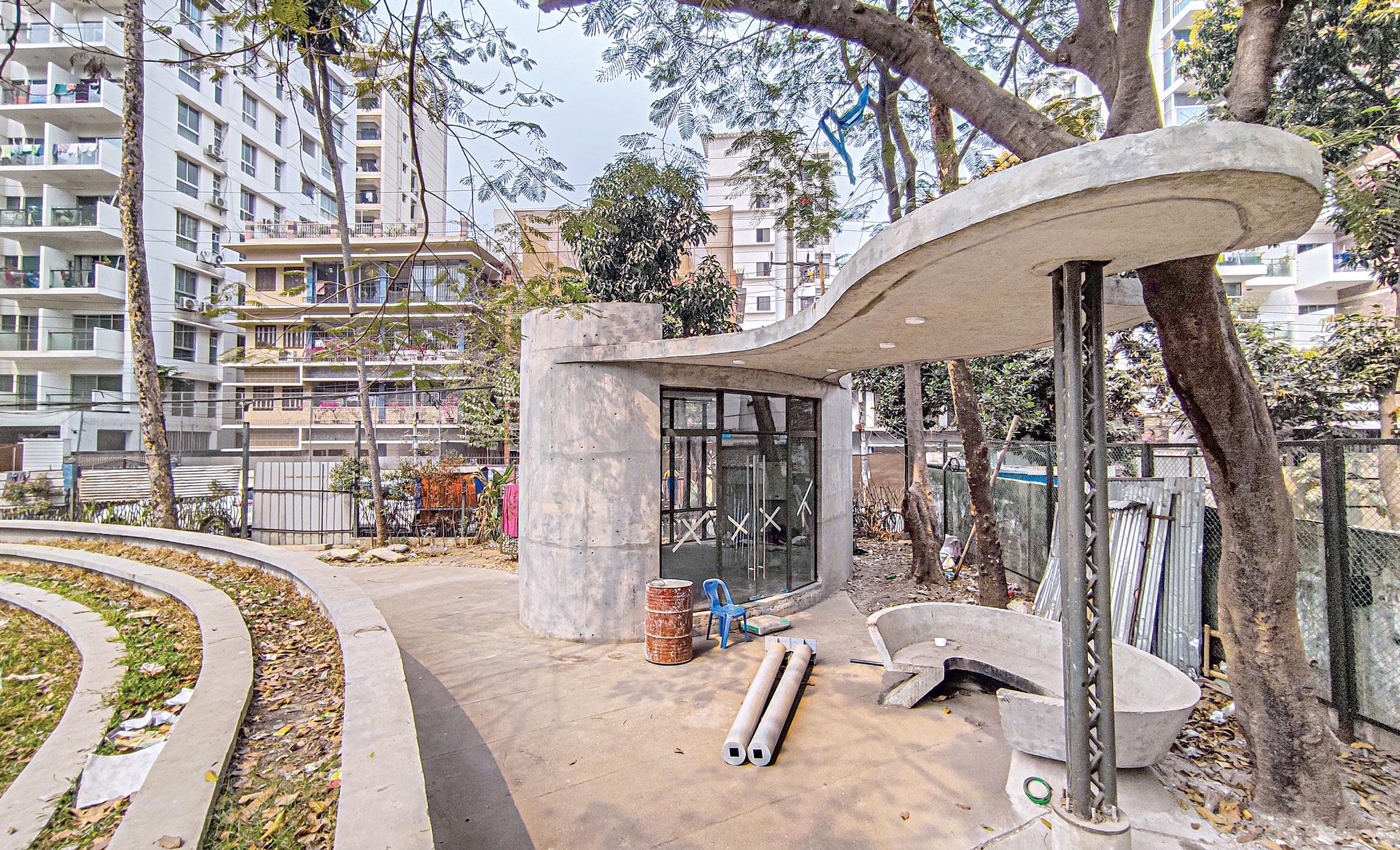 For 2 years, deprived of playgrounds