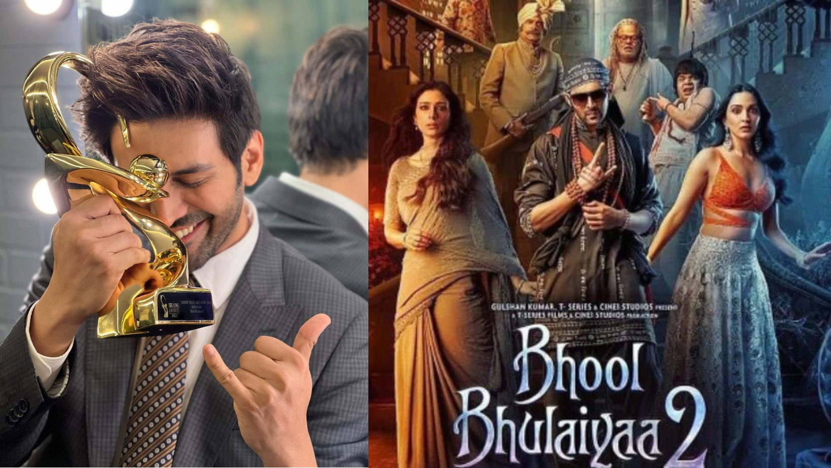 Kartik Aaryan wins his first major award