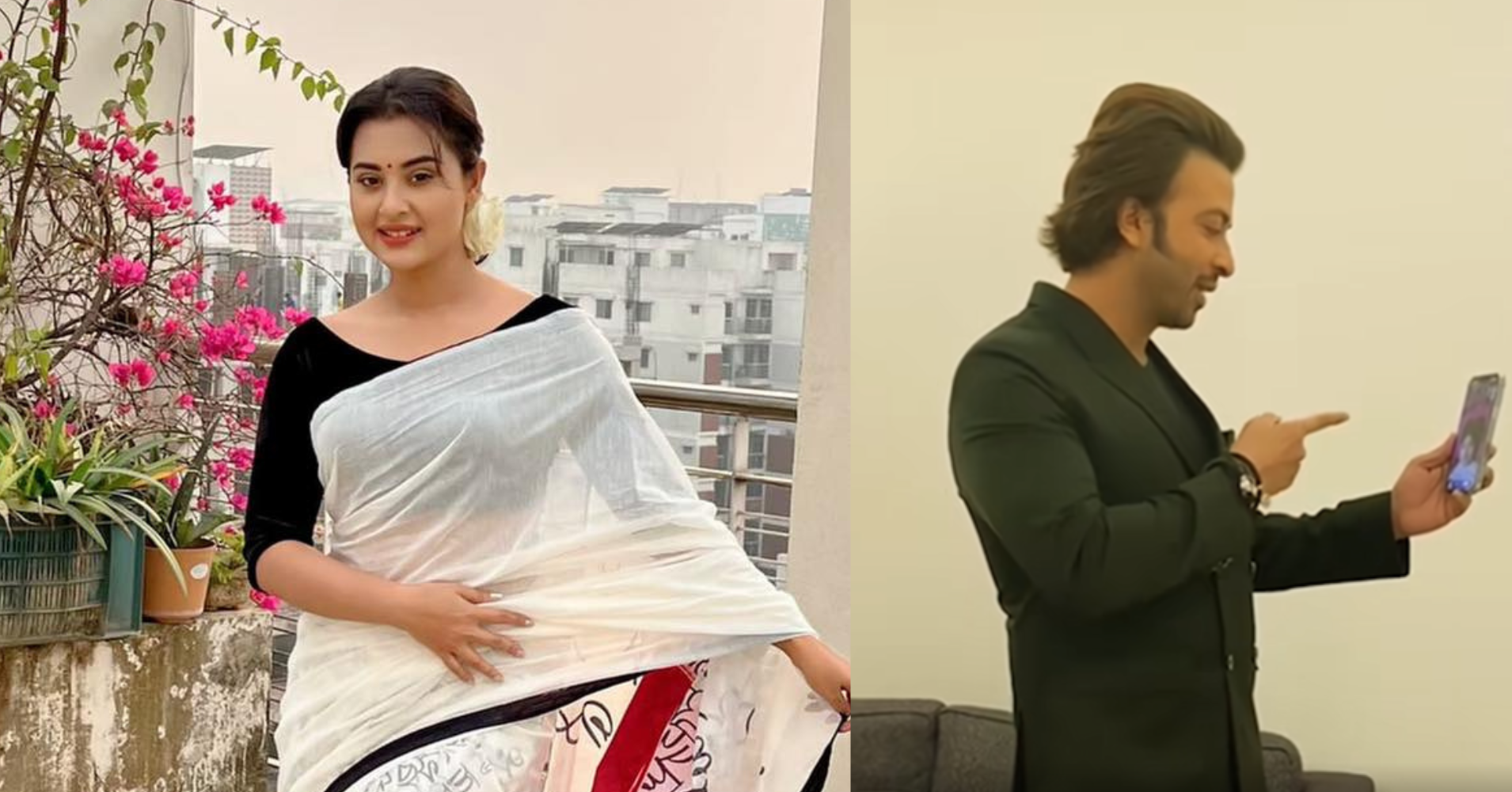 Bubly replies to Shakib Khan’s video with Joy