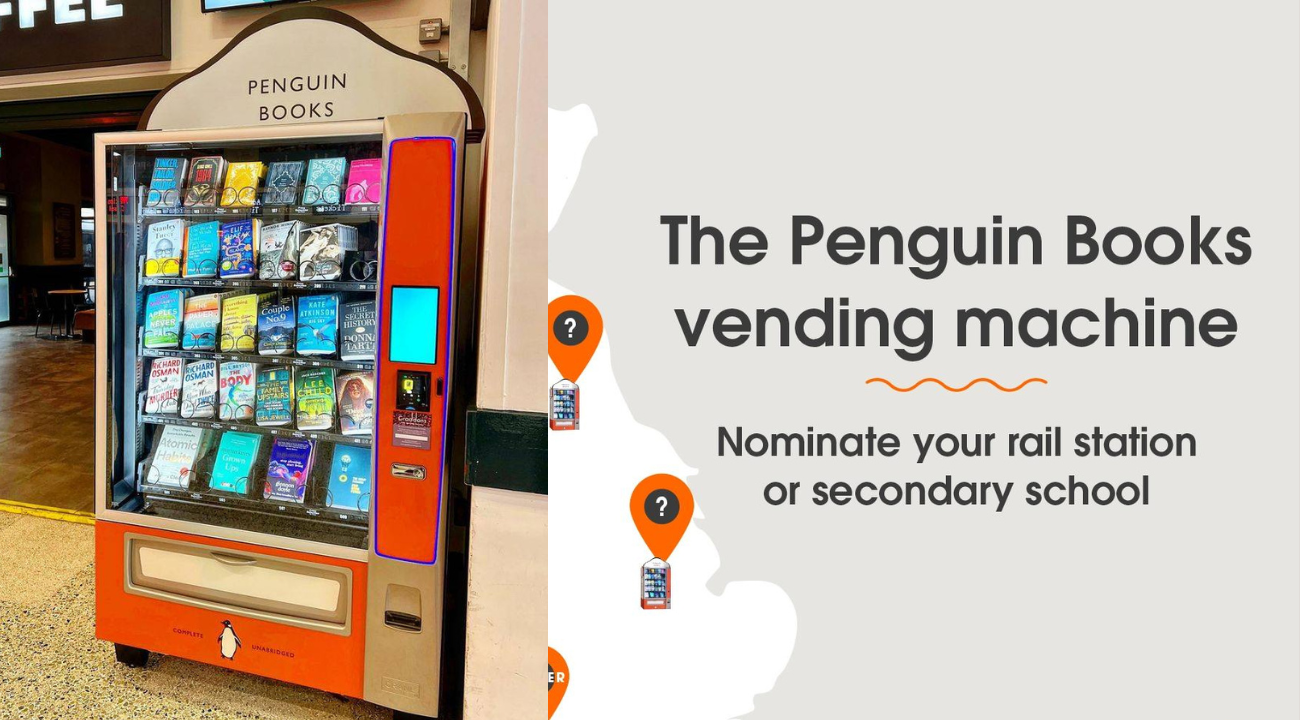 Penguin unveils the Penguin Book Vending Machine