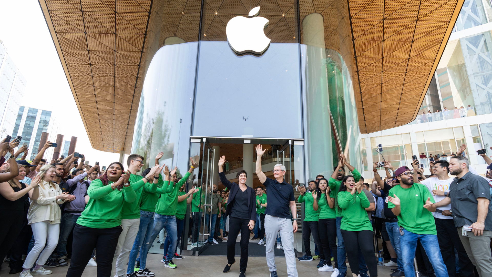 Apple launches first store in India