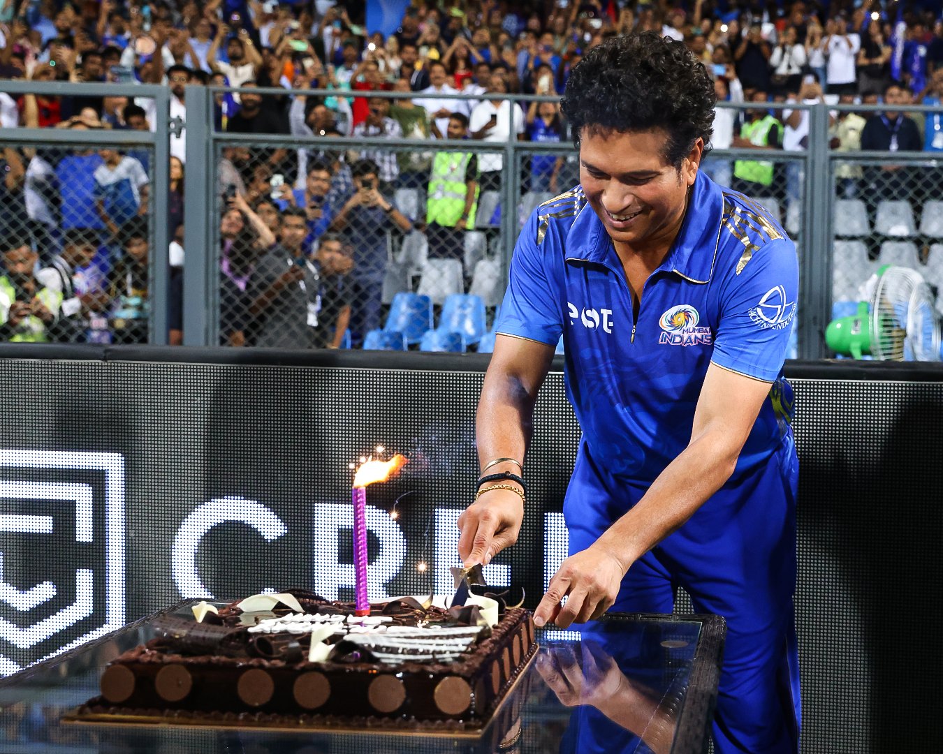 Tendulkar celebrates his ‘slowest half-century’