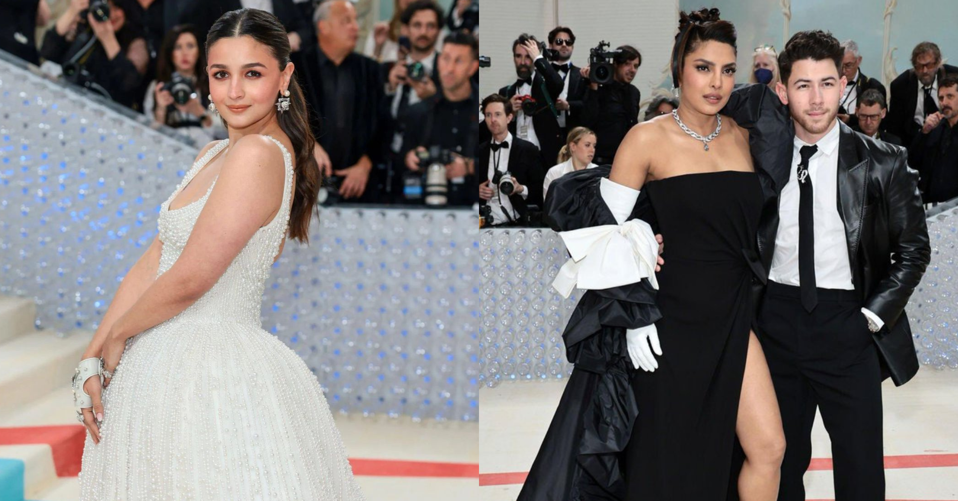 Alia, Priyanka shine in black and white at Met Gala