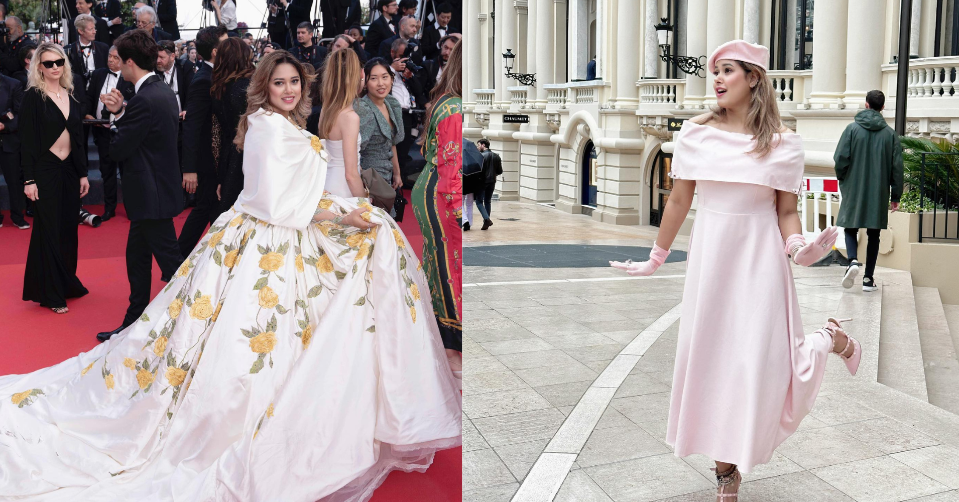 Bangladesh's Farnaz Alam walks on Cannes red carpet