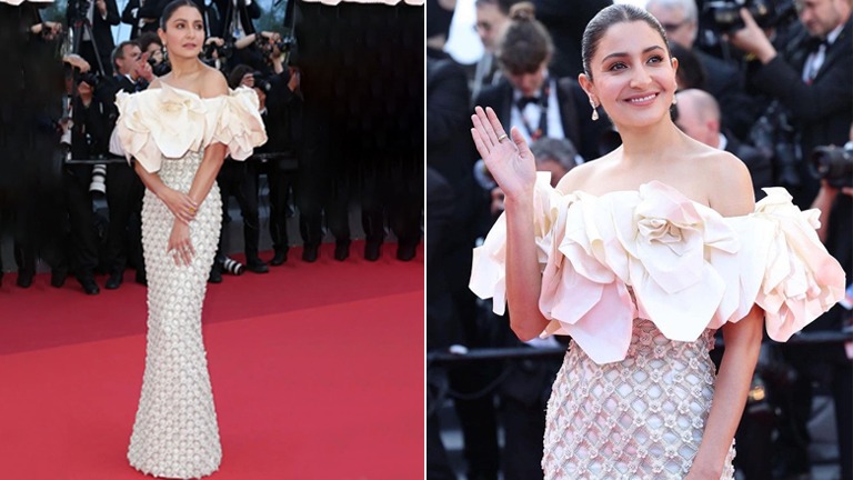 Anushka Sharma smashes her red carpet debut at Cannes in white 