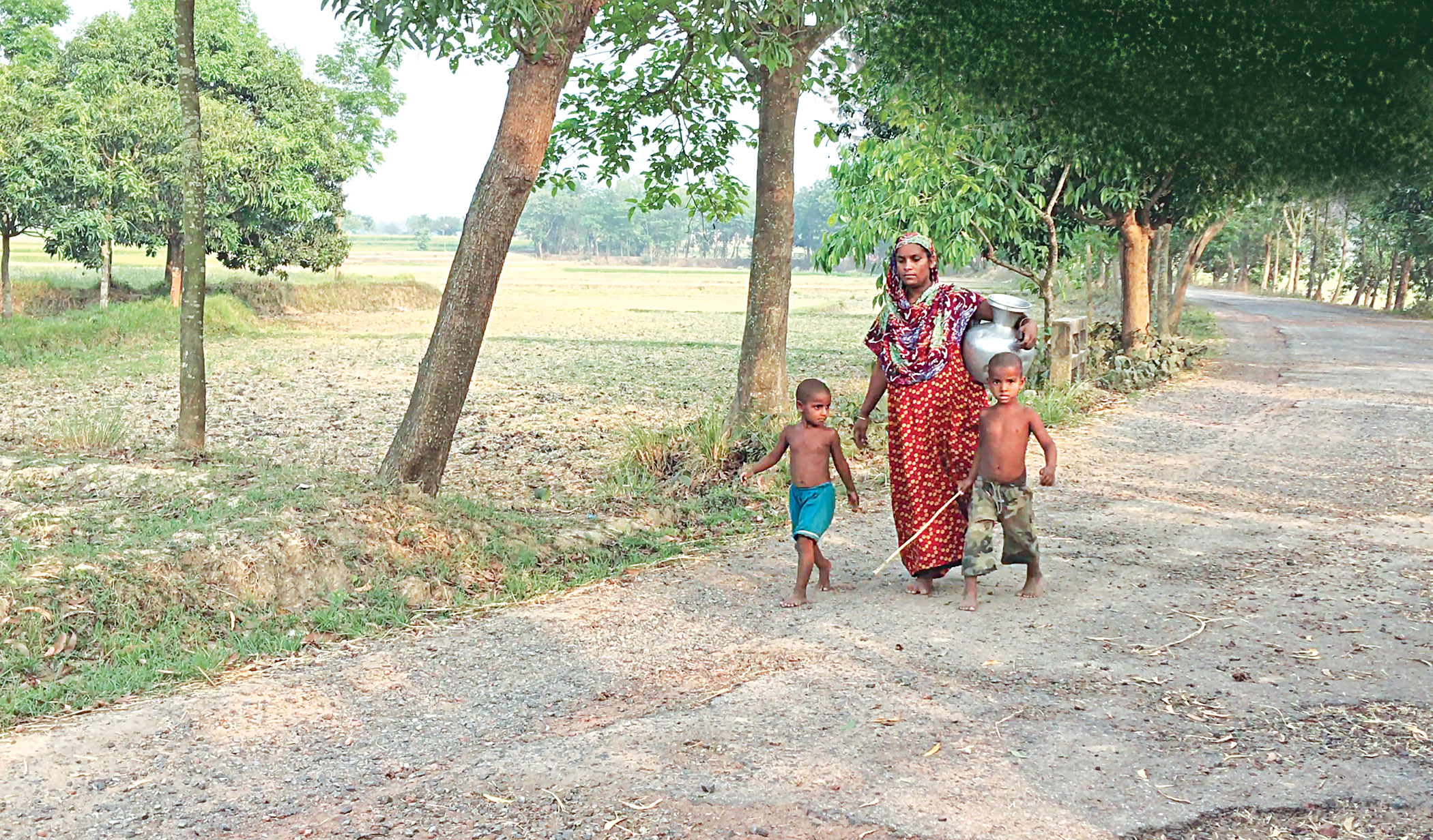 High Barind running out of water