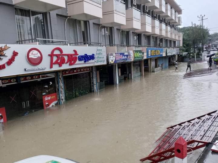 Heavy rain, flood, power outage disrupt life in Bandarban