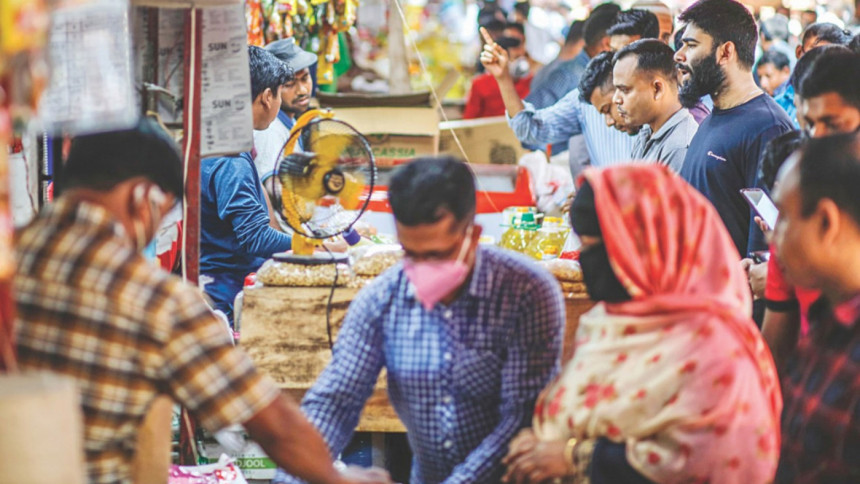 Inflation eases but stays above 9% in April