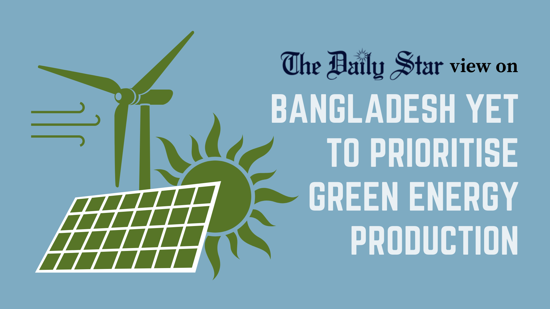 Why is Bangladesh so far behind its neighbours in green energy use?