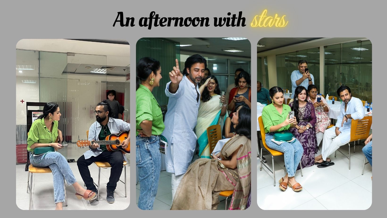 An afternoon with the stars