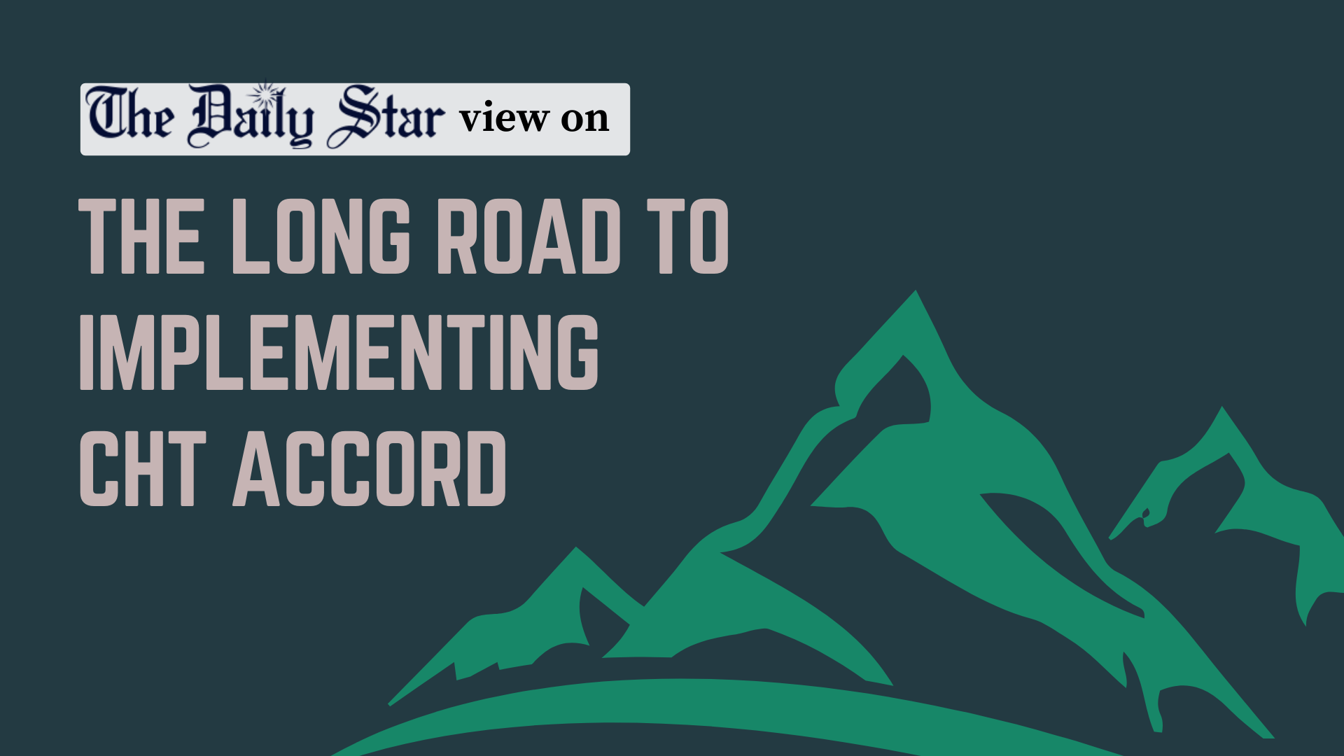 Rhetoric cannot hide CHT accord failures