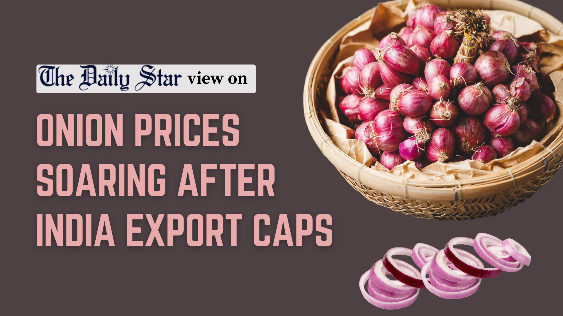 Onion prices again testing consumers' limits