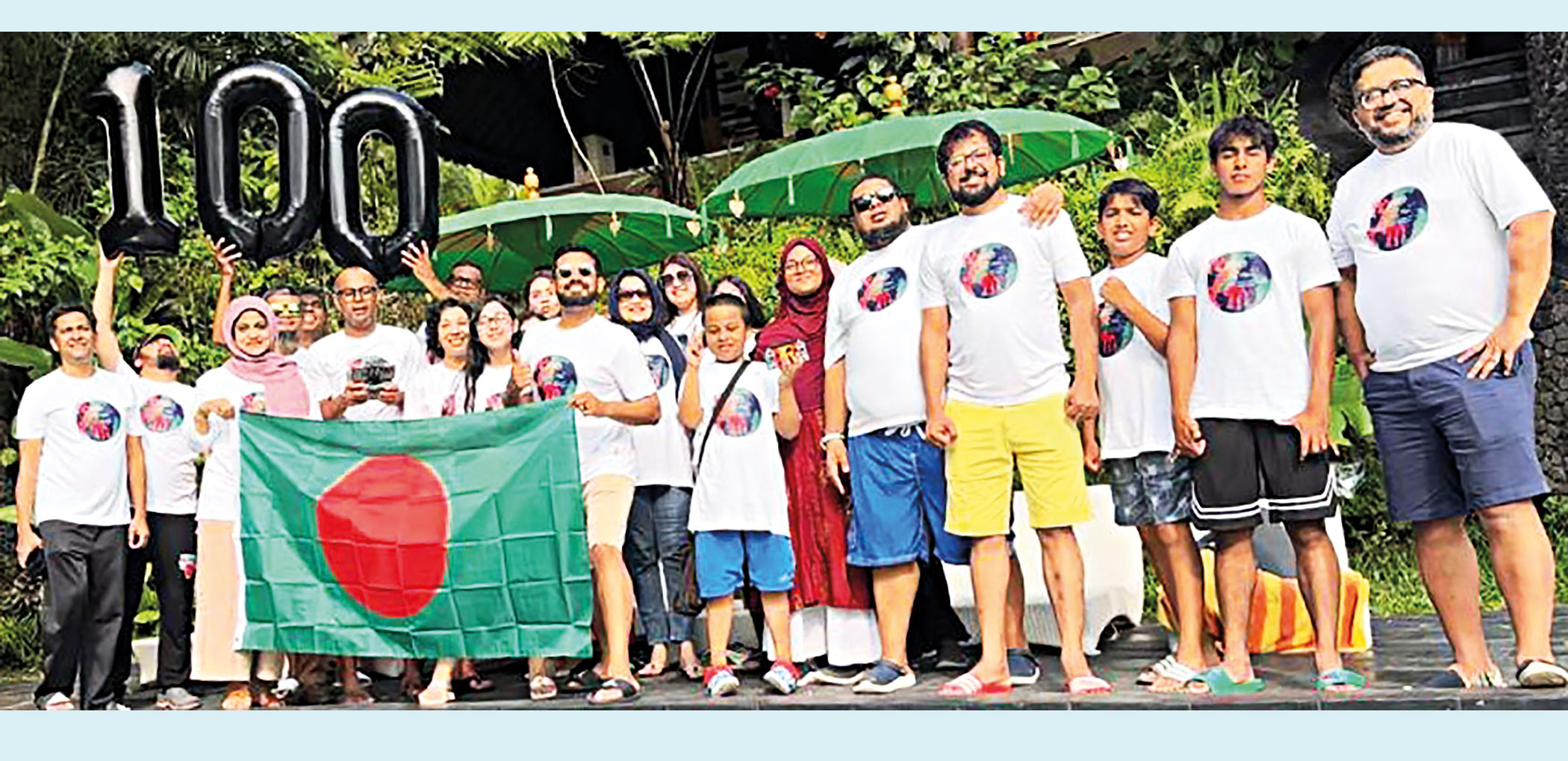 Seven continents, 100 countries 