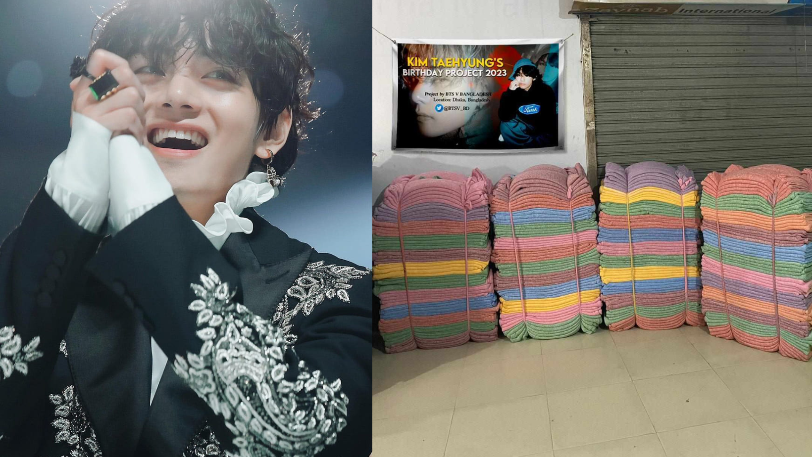 Bangladeshi army celebrates BTS V’s birthday