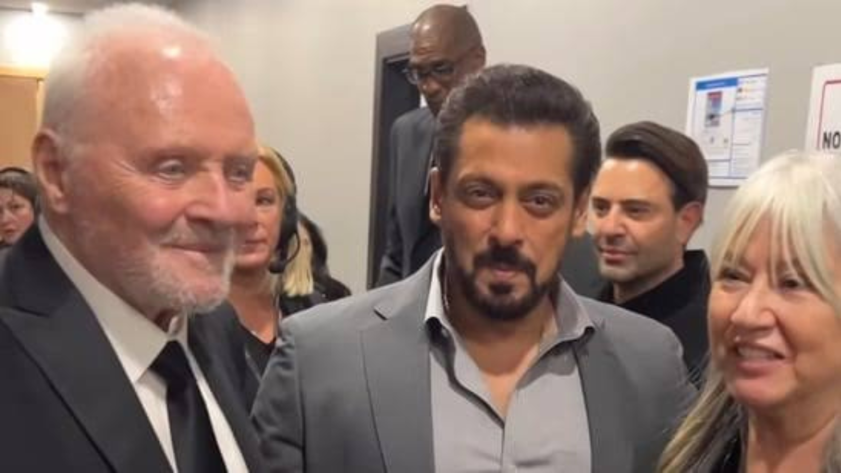 Salman Khan spotted at Joy Awards in Riyadh alongside Anthony Hopkins