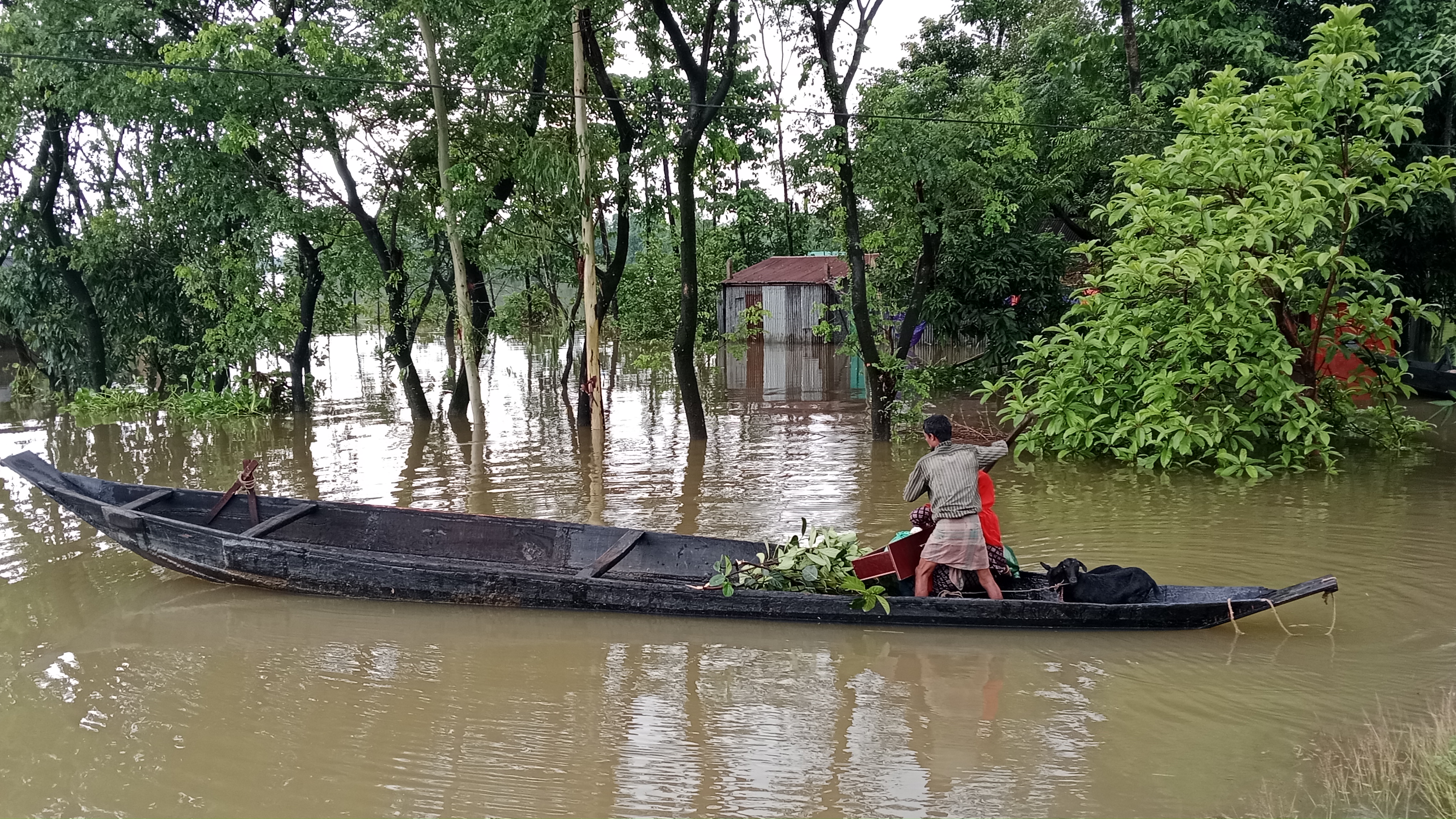Three lakh stranded as flash flood hits 4 upazilas of Sylhet