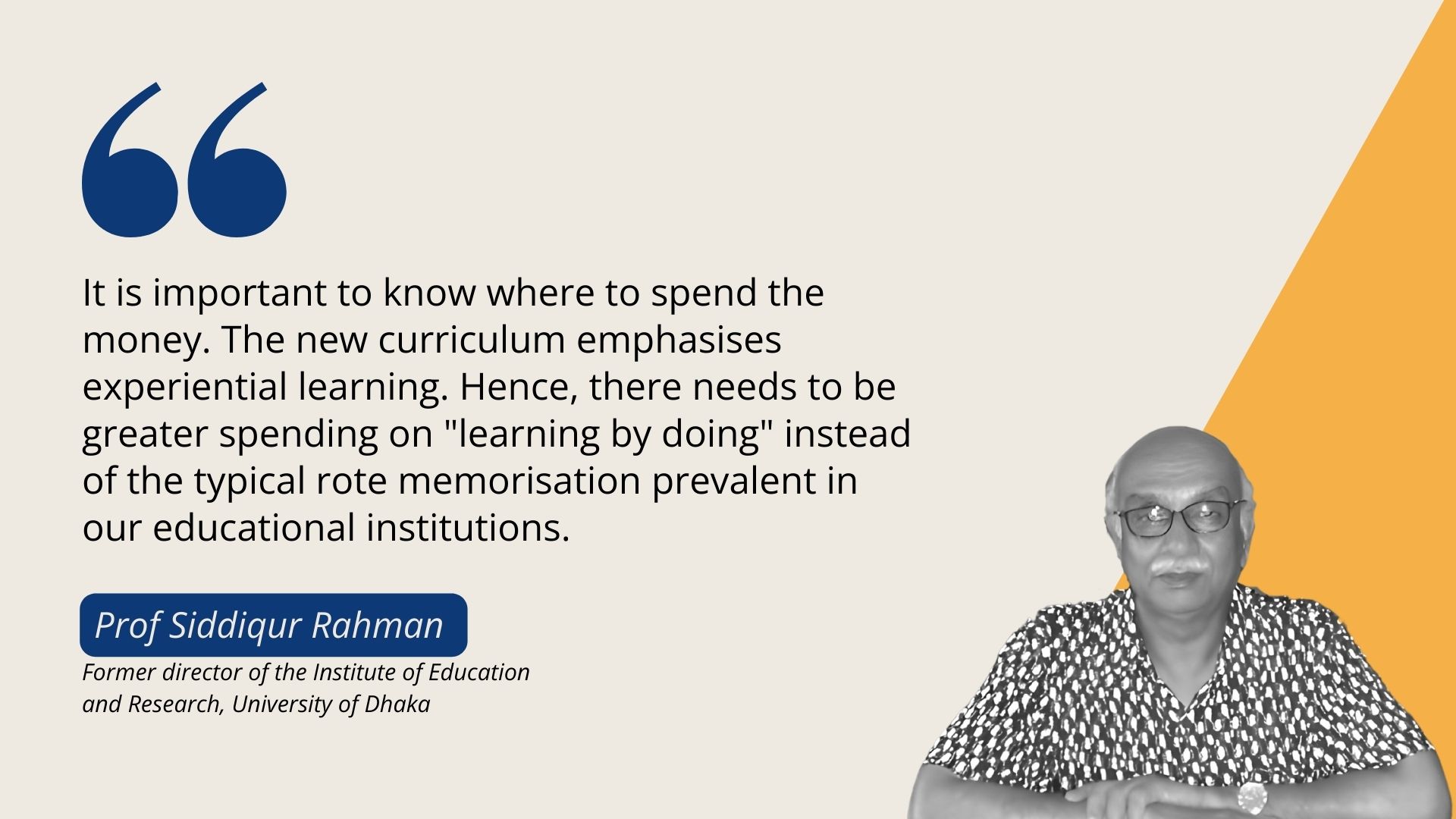 FY25 budget reaction: Invest more in the new curriculum