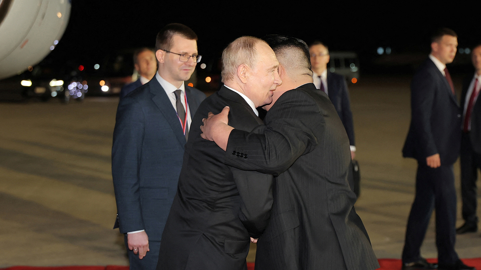 Putin and Kim at official welcome in North Korea, vow new multipolar world