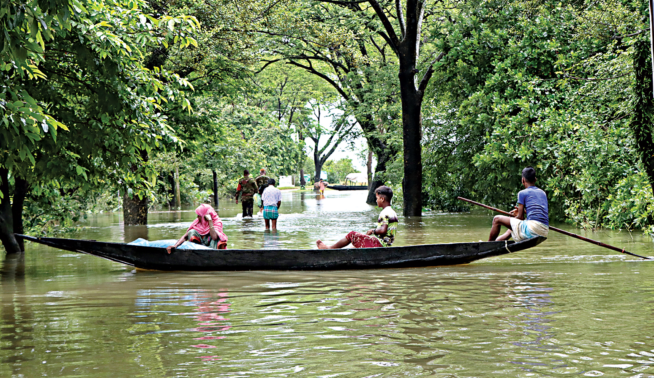 Under water for three weeks and counting