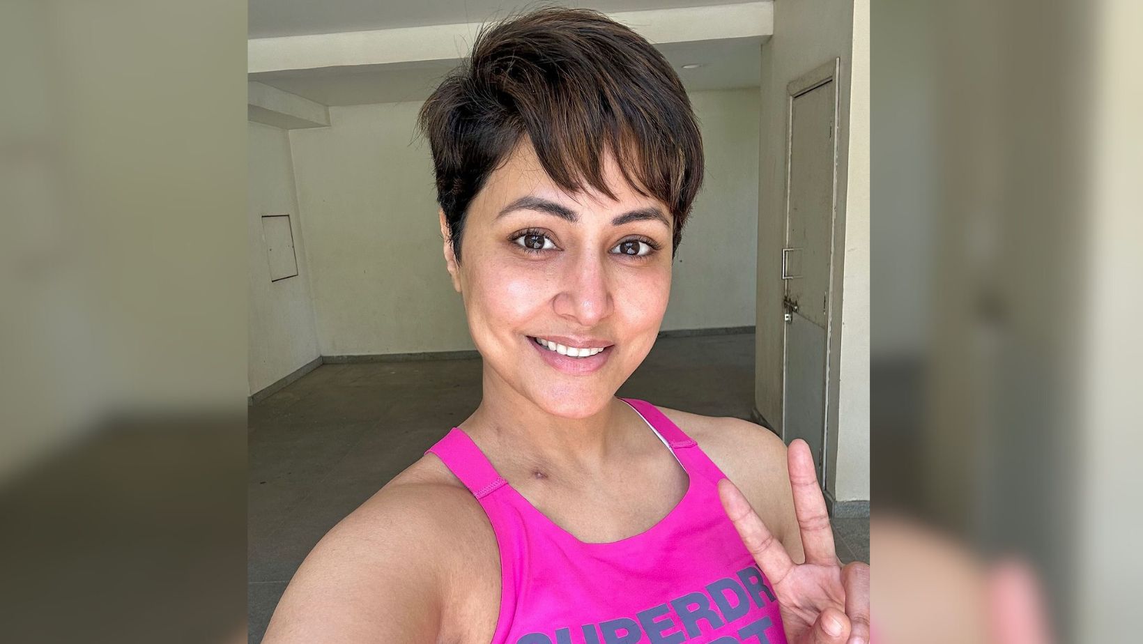 Cancer patient Hina Khan shares photos of scars, says ‘they're the first sign of progress’