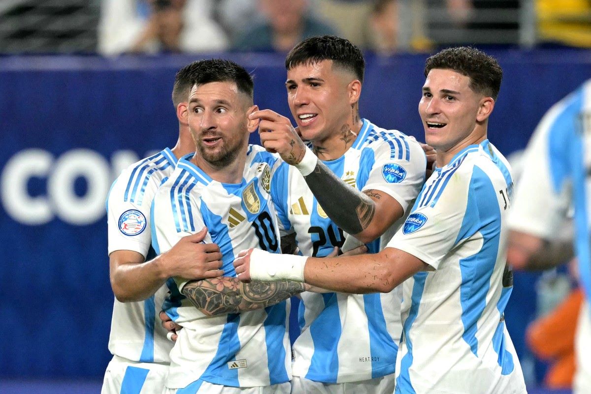 Messi, Alvarez on target as Argentina beat Canada 2-0 to reach Copa final