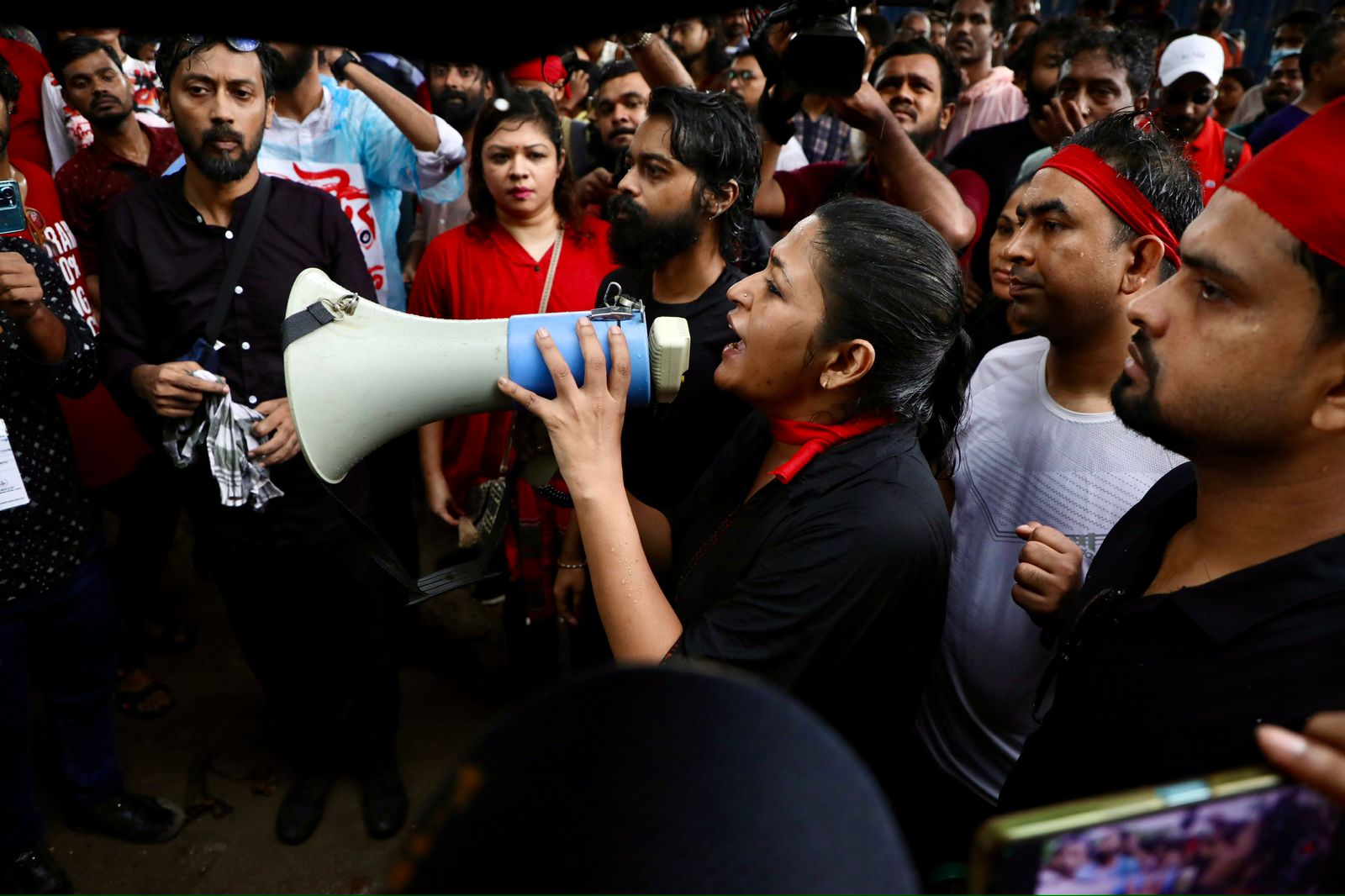 Artistes unfazed by heavy rain, censorship: Demand justice for students