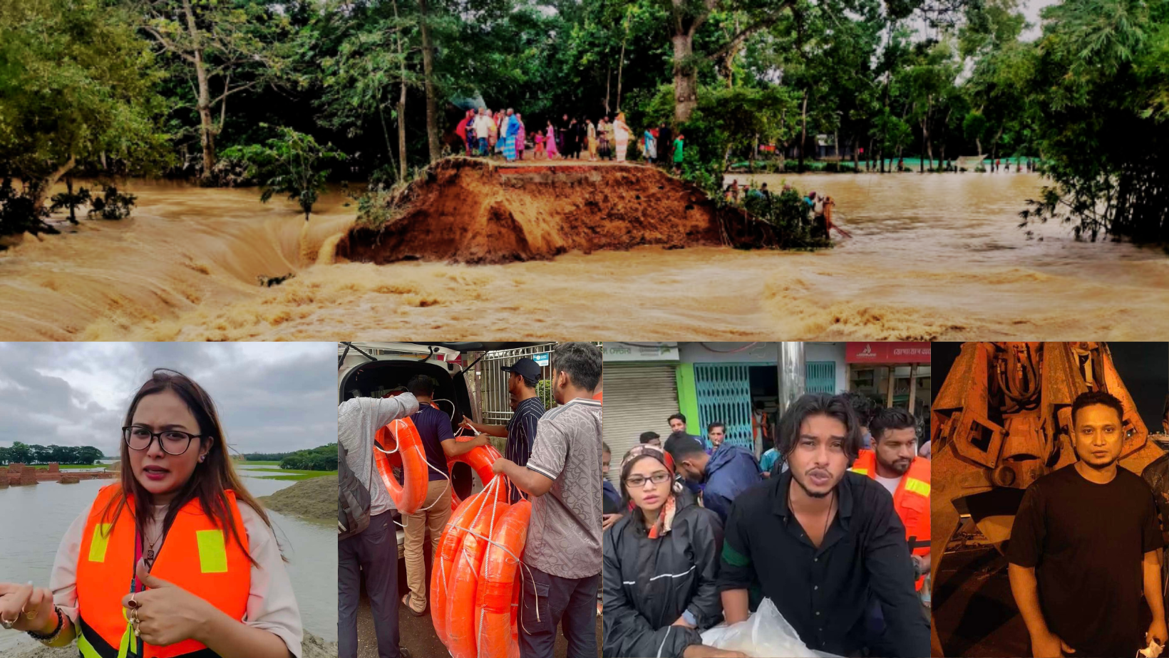 Showbiz stars mobilise to support flood-affected areas