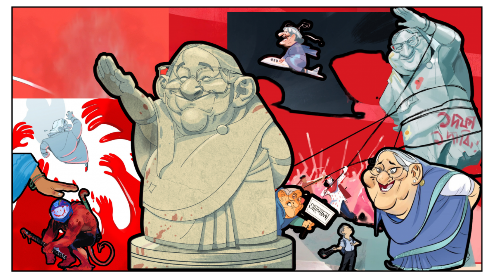 Cartoons as resistance: Artists find their voice in July uprising