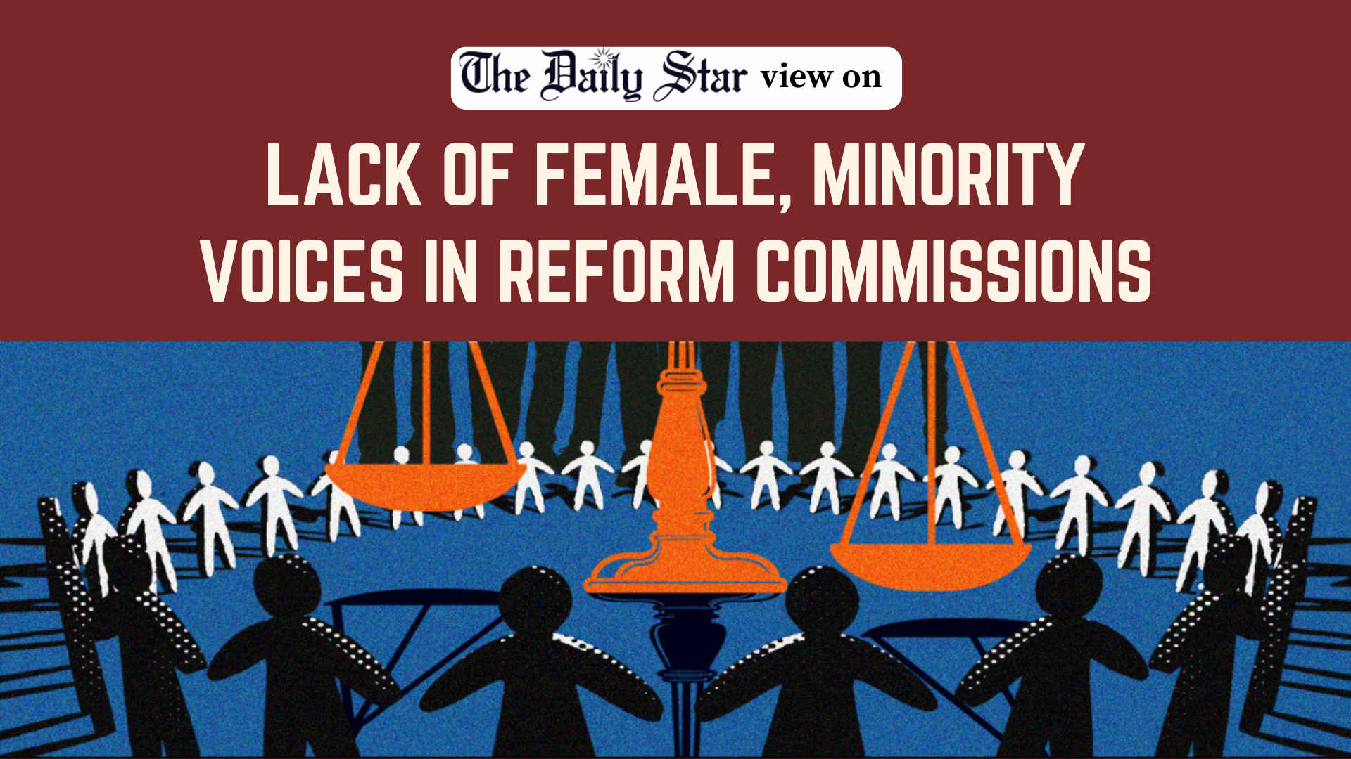 Ensure diversity in the reform commissions