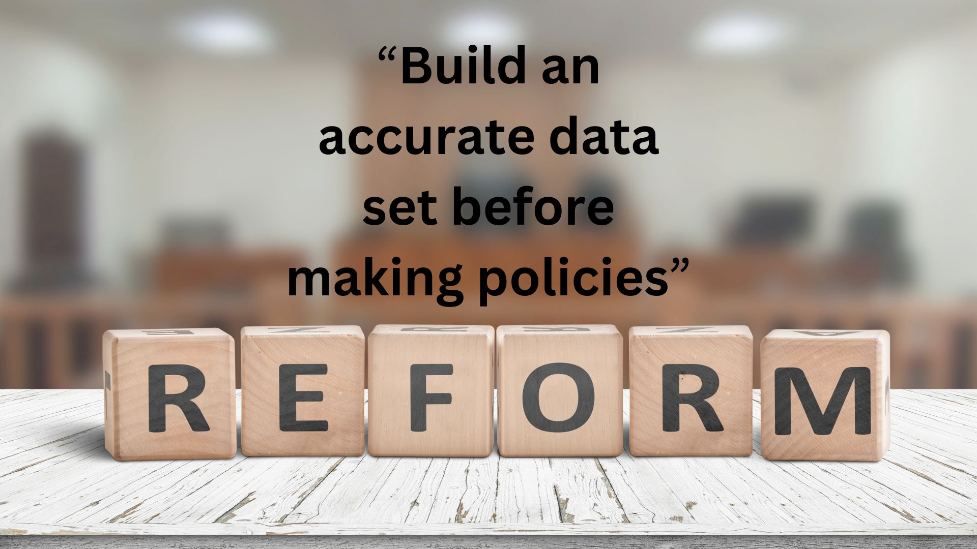 Reform data first before making policies: analysts