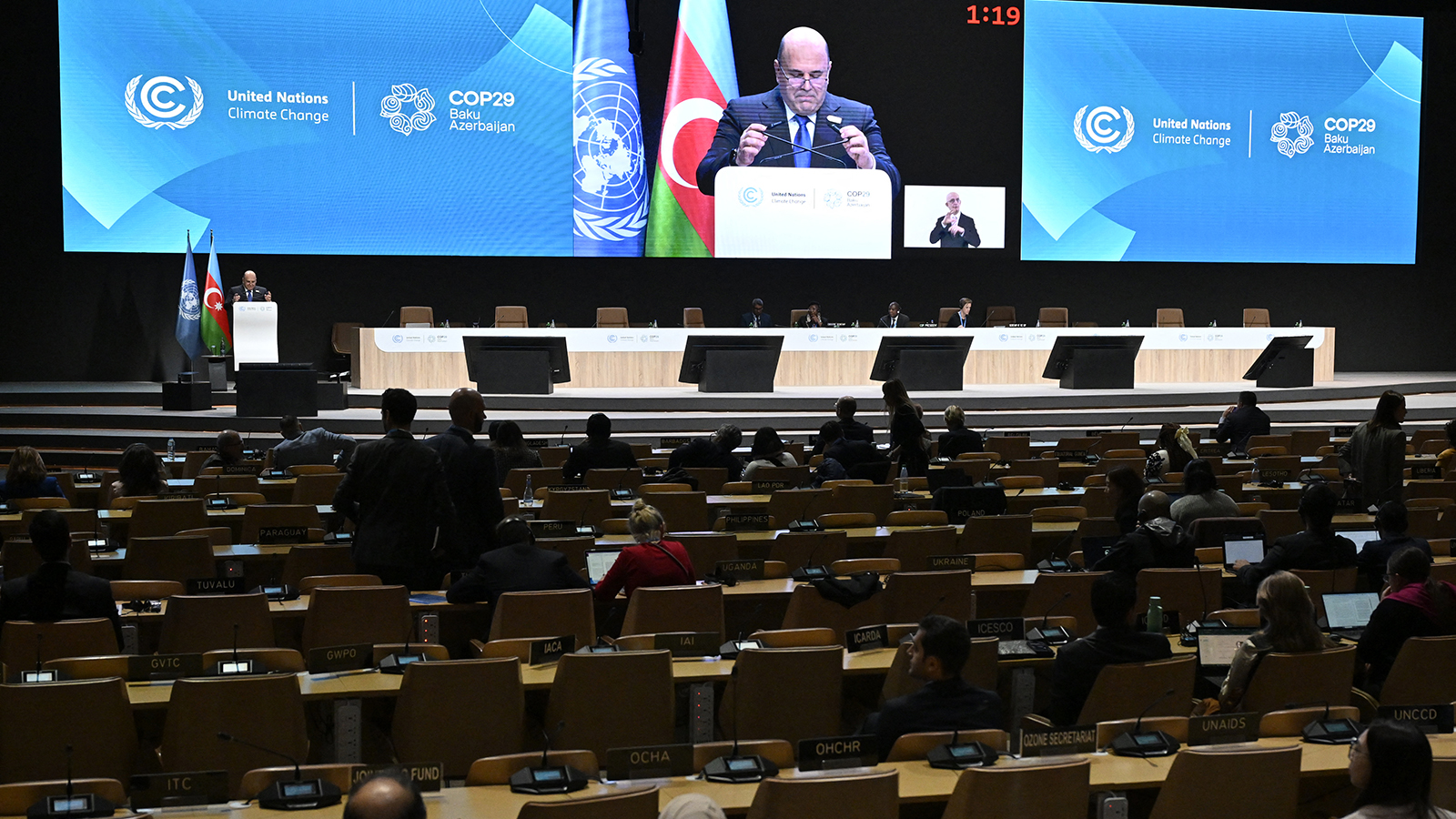 Stark warning on emissions as leaders split on climate goals at COP29