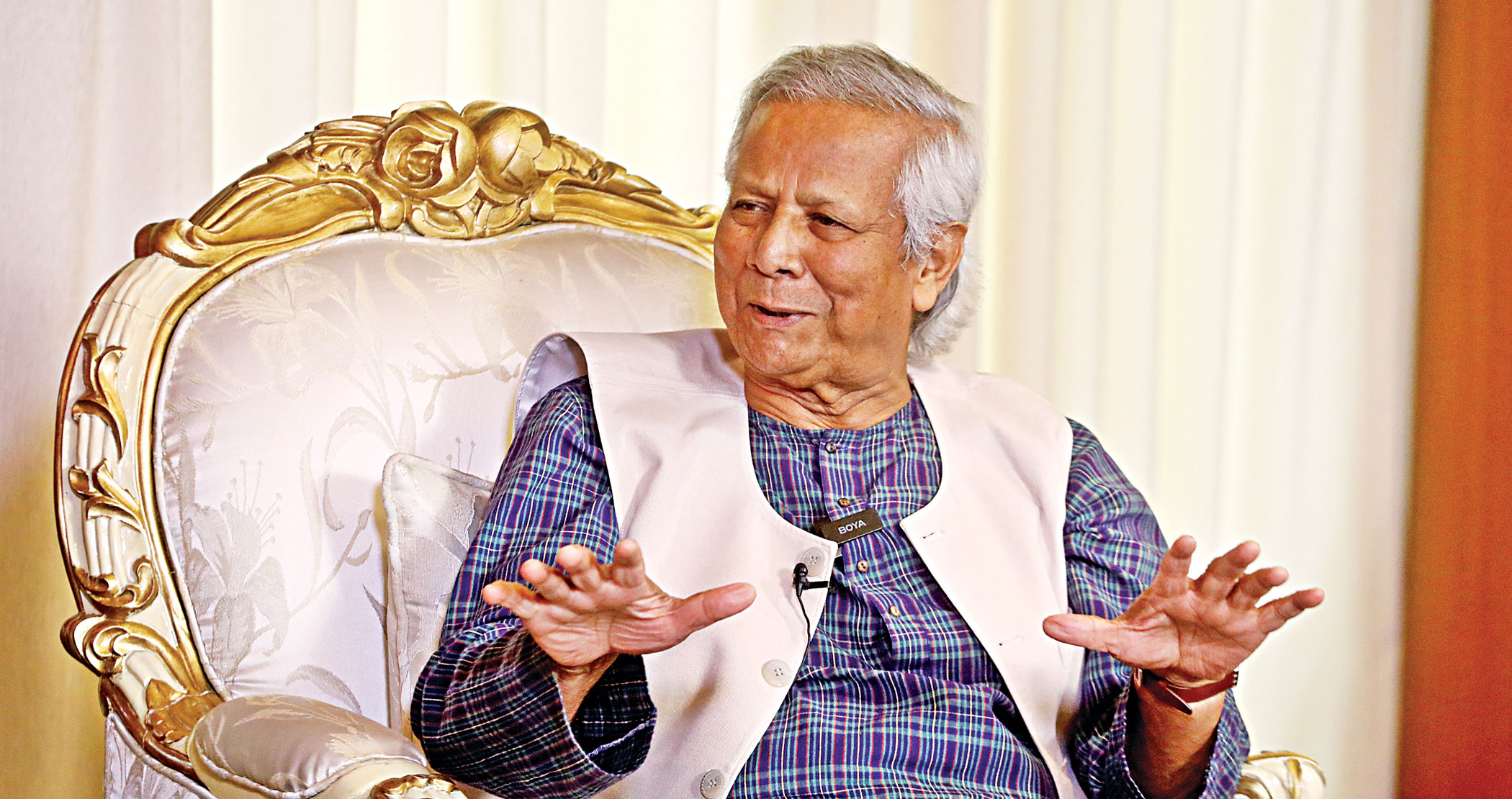 We are only facilitators, not rulers, says Yunus