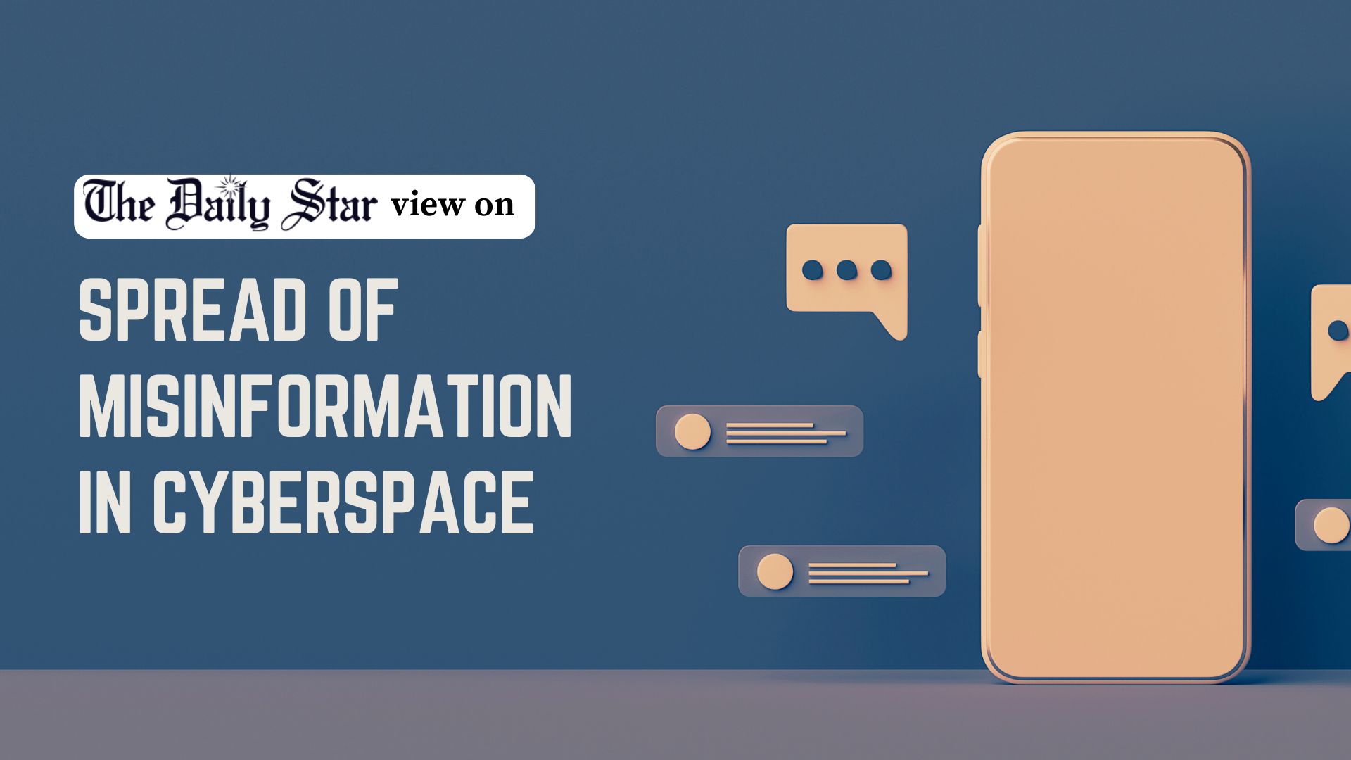 Address the misuse of social media and AI