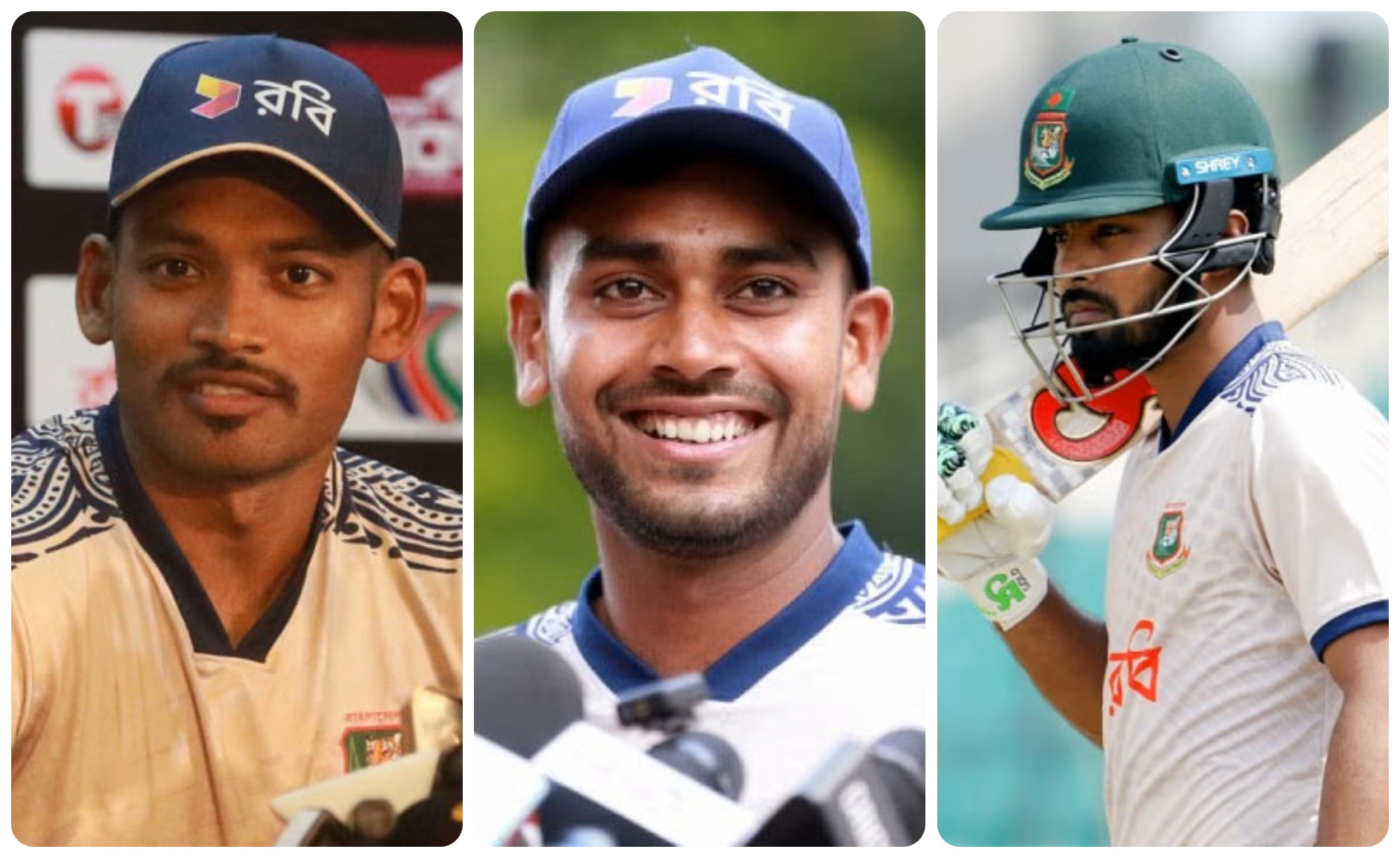 No Shanto, Hridoy in WI ODIs, Miraz to lead