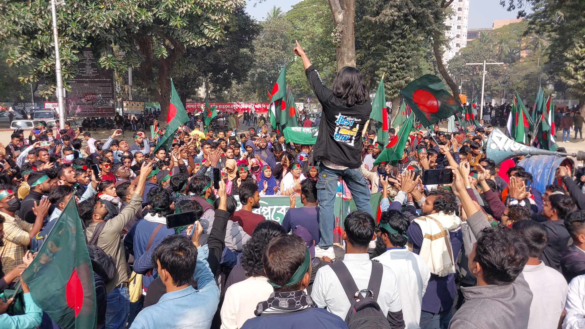 March for Unity: Programme begins at Shaheed Minar as thousands gather