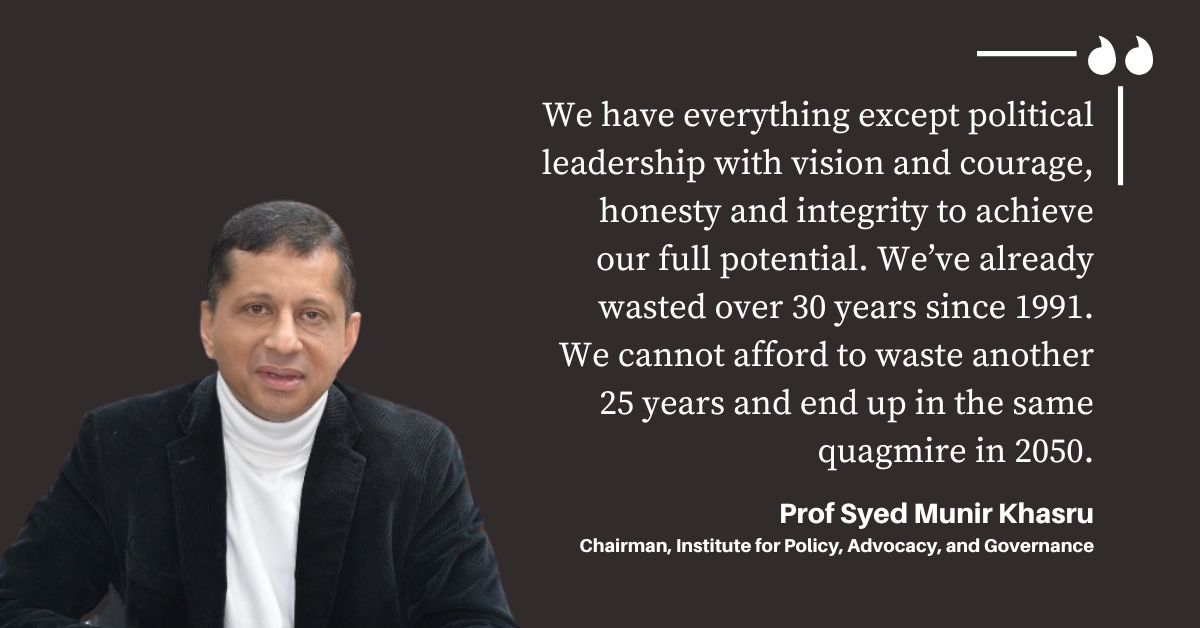 'An honest, patriotic political leadership can transform the nation'