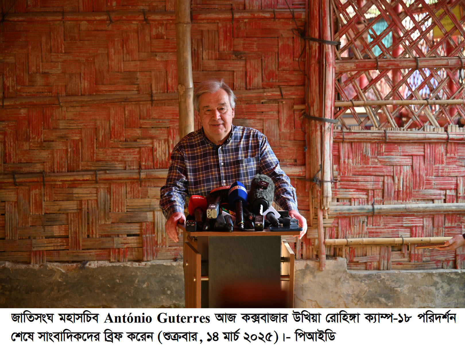 UN chief pledges to mobilise support for Rohingyas