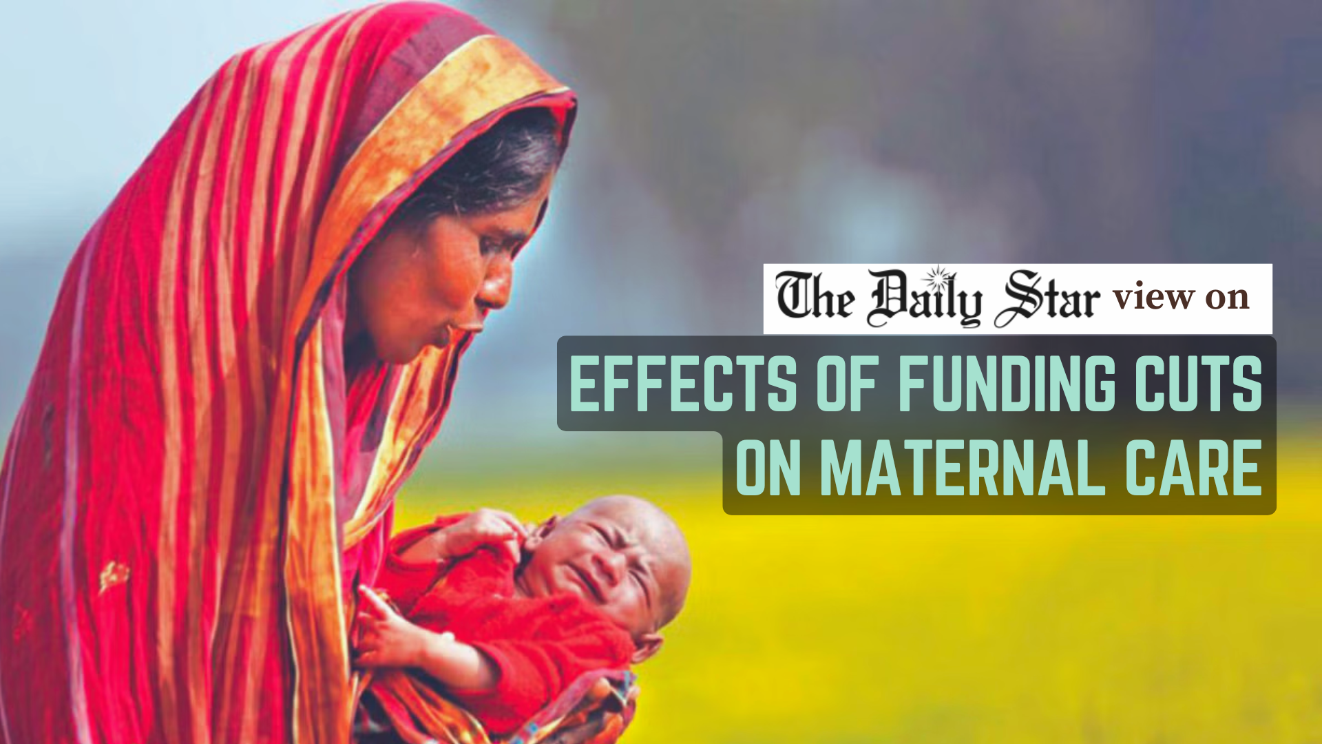 Don't let progress in maternal care be reversed by funding cuts
