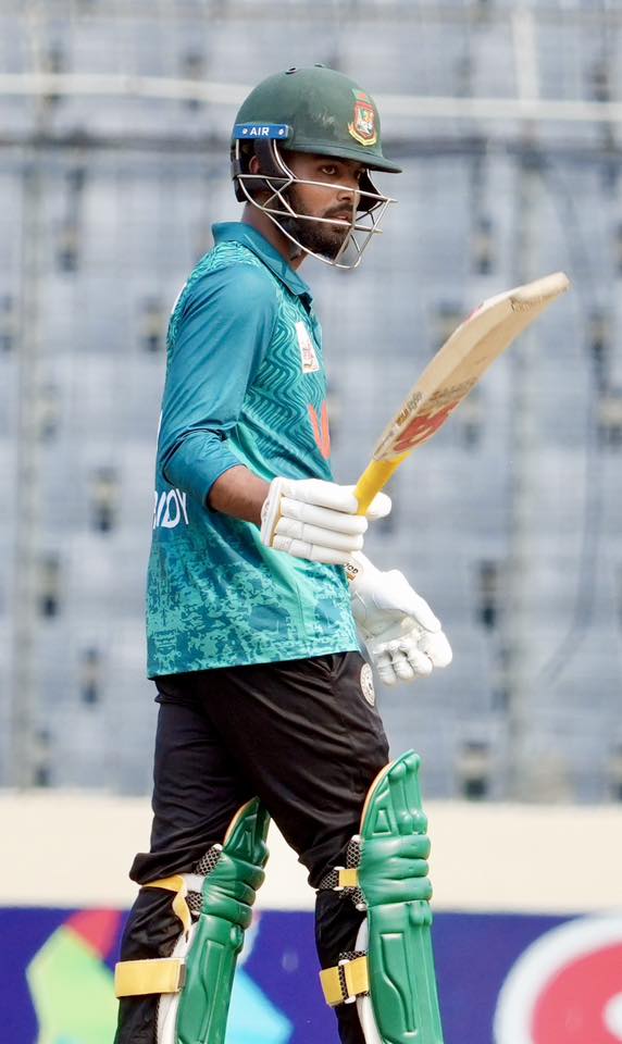 Hridoy suspended for a match after heated exchange with umpire&nbsp;