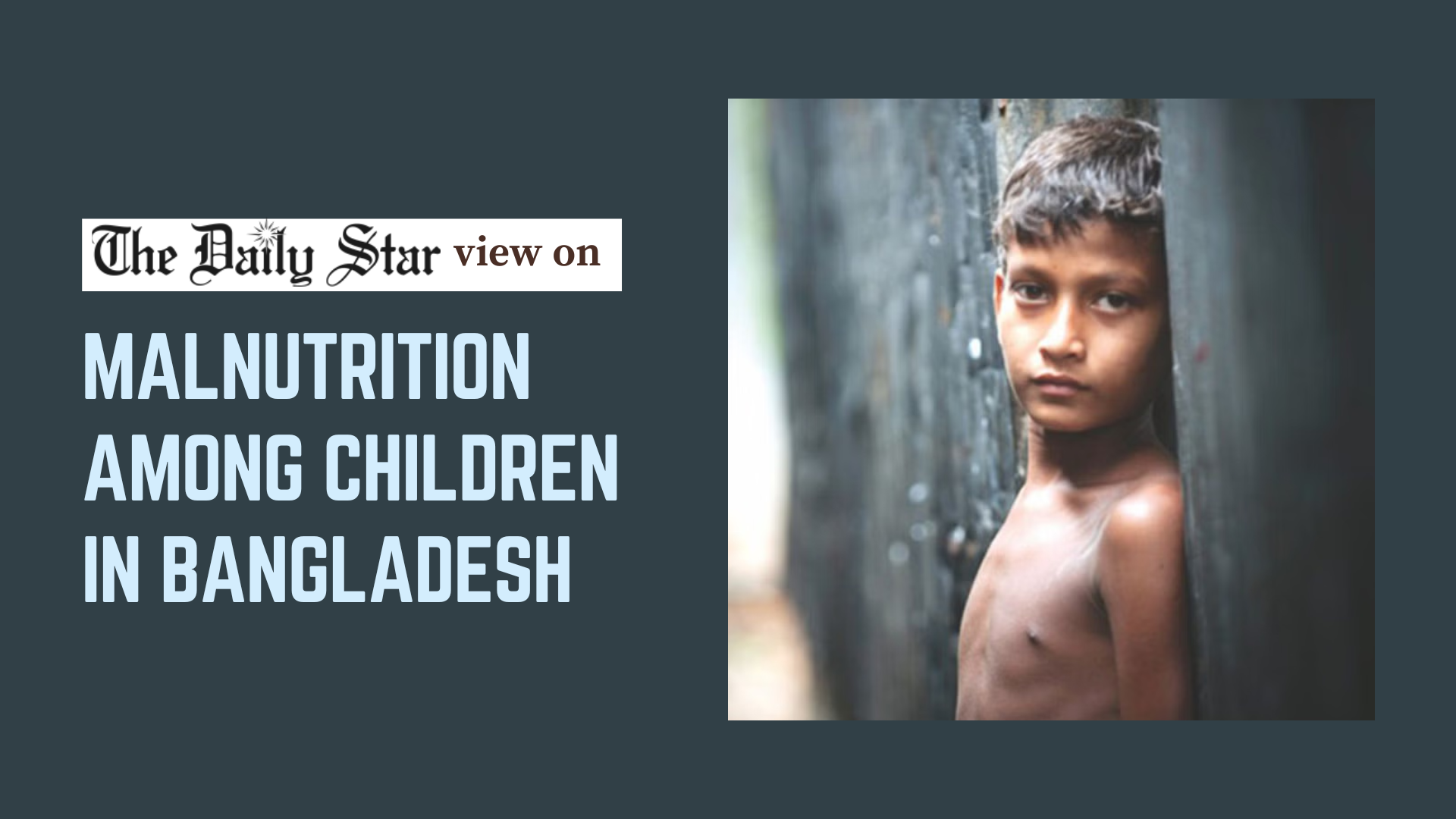 Ignoring child nutrition today will cost the nation tomorrow