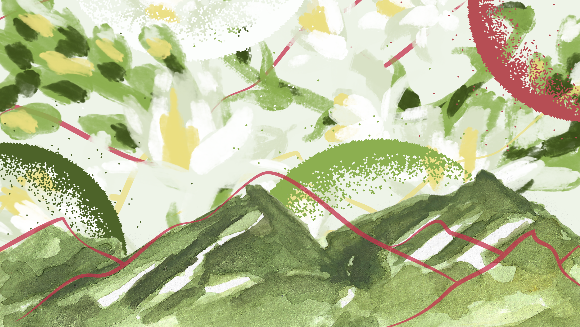 Once, spring stayed longer