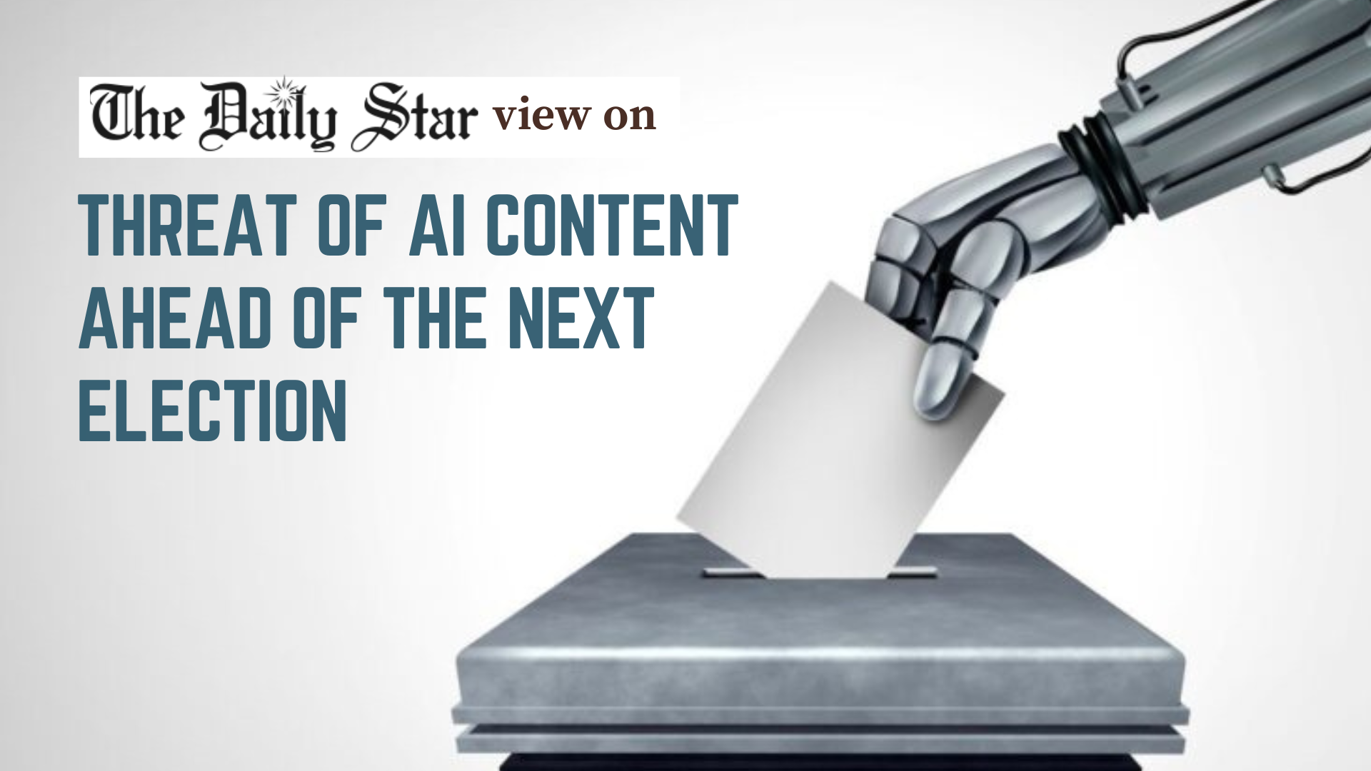 Election Commission must confront AI threats head-on