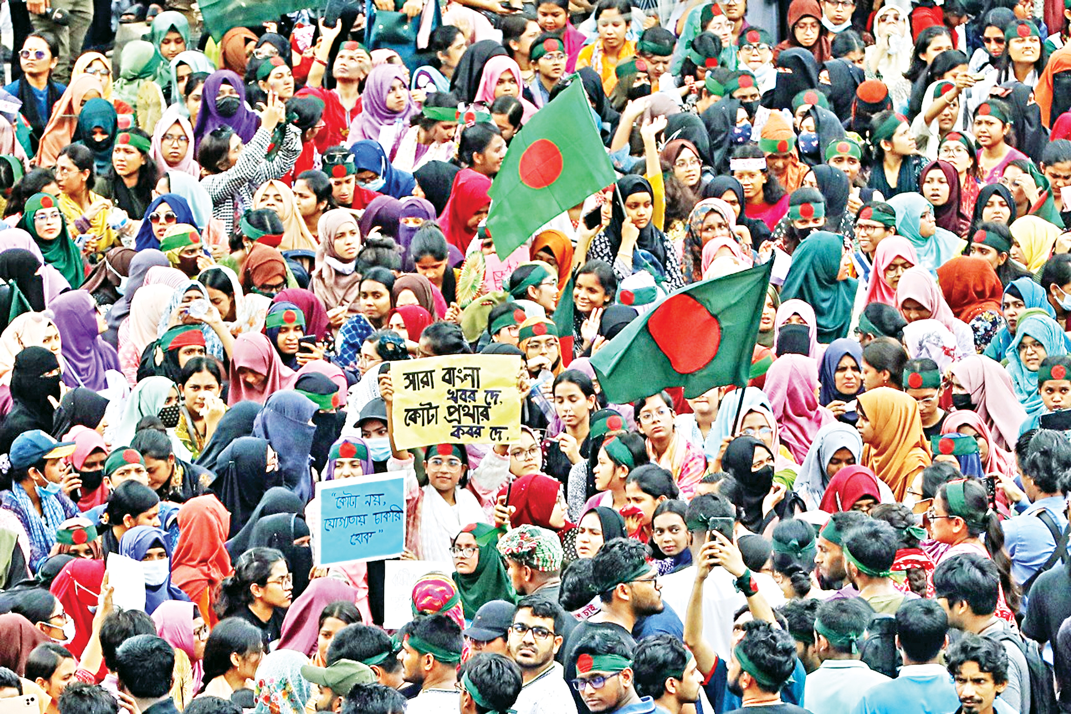 Inside the July uprising: Women led, the nation followed