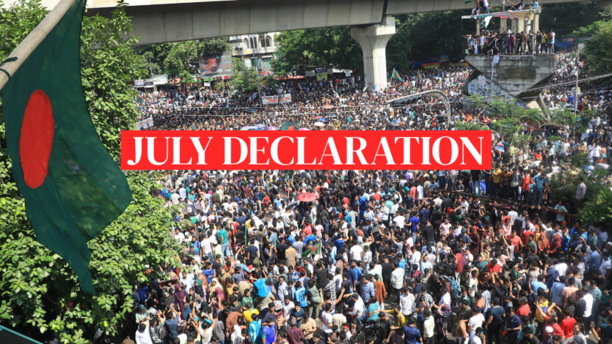 Govt set to unveil July Declaration at Manik Mia