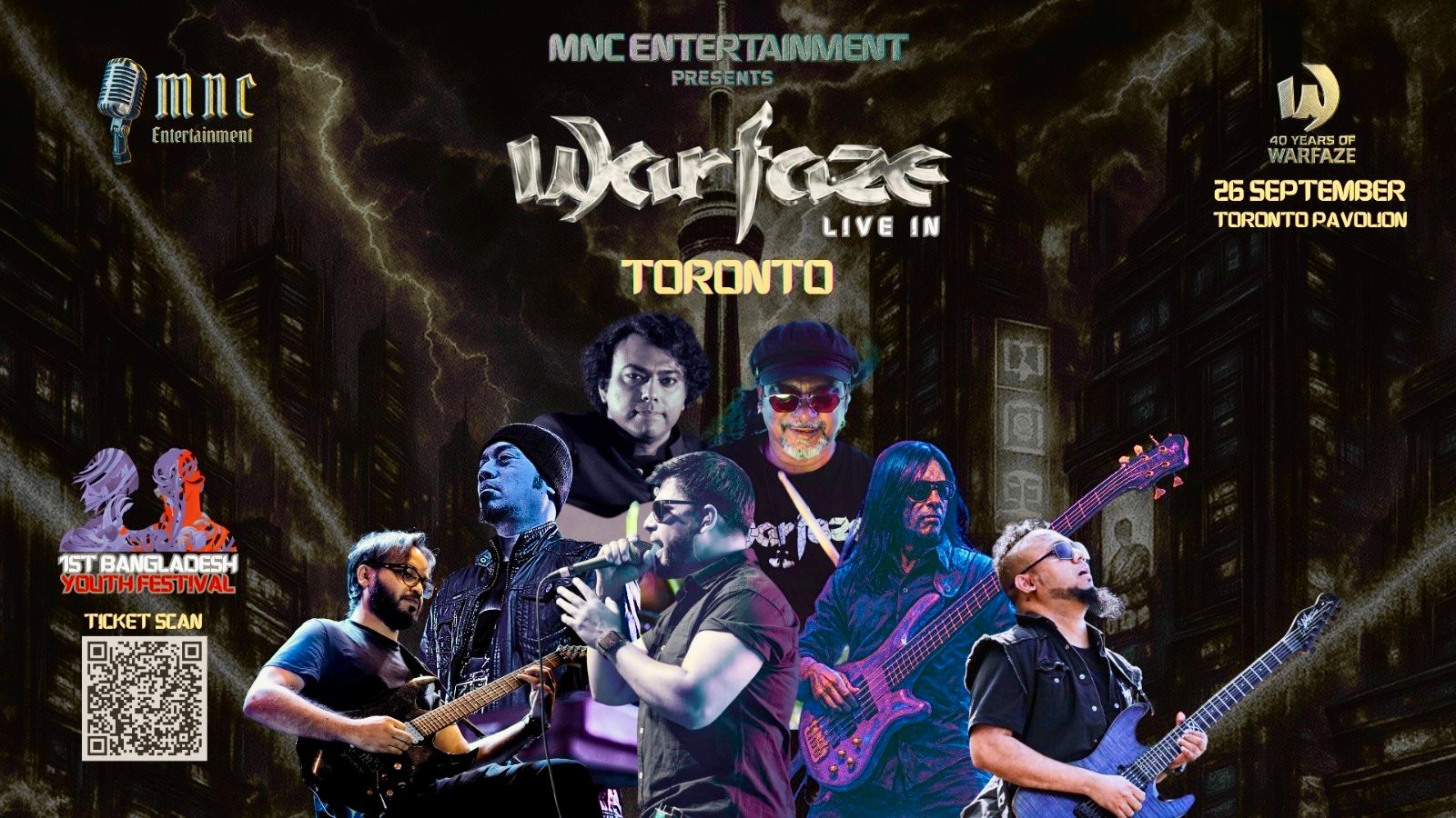 Warfaze to celebrate 40 years in Canada