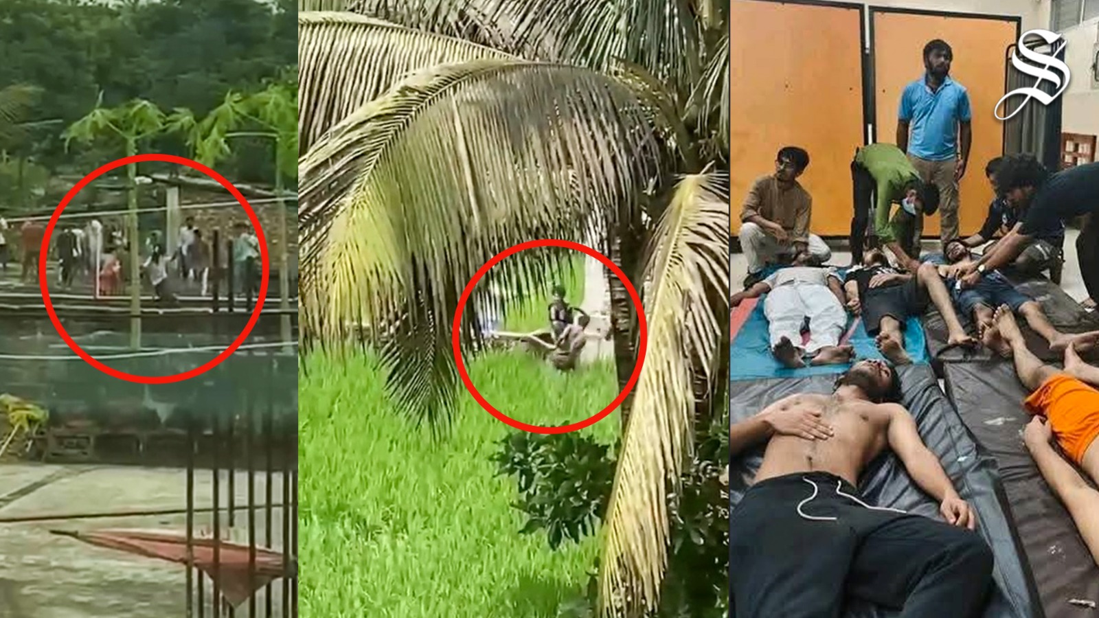 Thrown from the roof: CU violence caught on camera