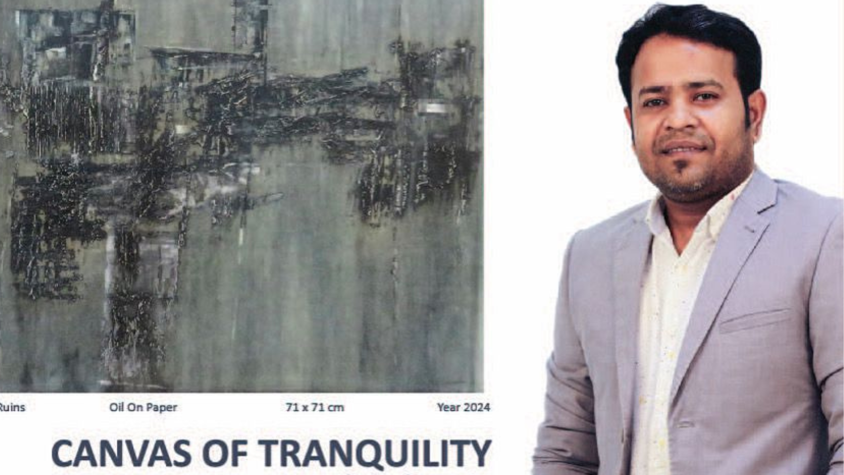Abdul Guffar Babu unveils ‘Canvas of Tranquility’ at Gallery Chitrak
