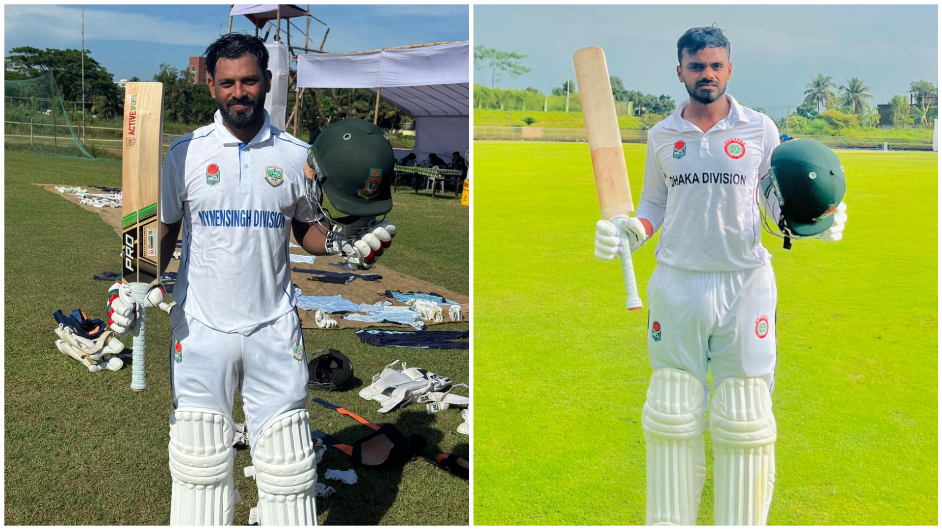 Ankon, Mazid hit tons, but Mominul falls short