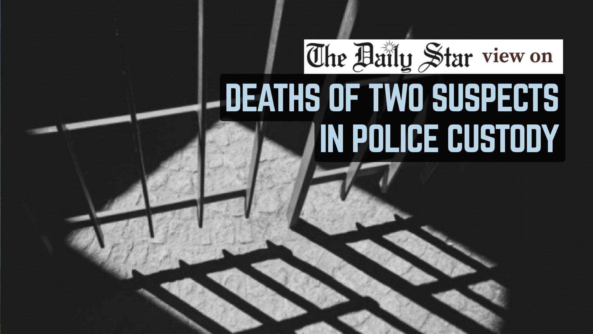 Two custodial deaths in a single day!